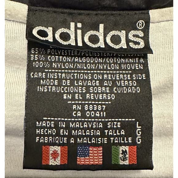 Vintage Adidas Trefoil Track Jacket Women’s Size L - Zip Up Jacket 90s Y2K - Picture 7 of 8